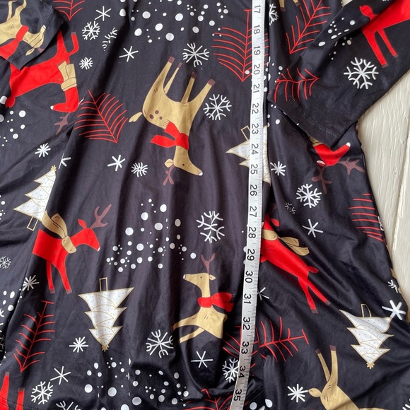 Kira Christmas Deer Womens Dress Size Large Reindeer - Picture 5 of 7